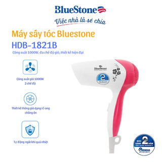 Máy sấy tóc Bluestone HDB-1821B 1000W Hàng chính hãng Bảo hành 24 tháng