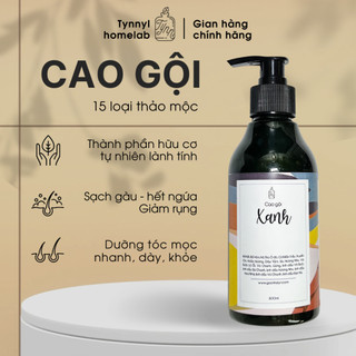 Dầu gội thiên nhiên, cao gội Tynnyl Thảo Mộc Tinh Dầu Dưỡng Tóc Mềm Mượt Giảm Gàu 300ml