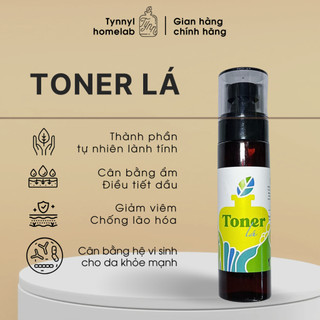 Toner Lá làm sạch kiềm dầu, giảm mụn, Toner thuần chay phục hồi da an toàn lành tính 100ml