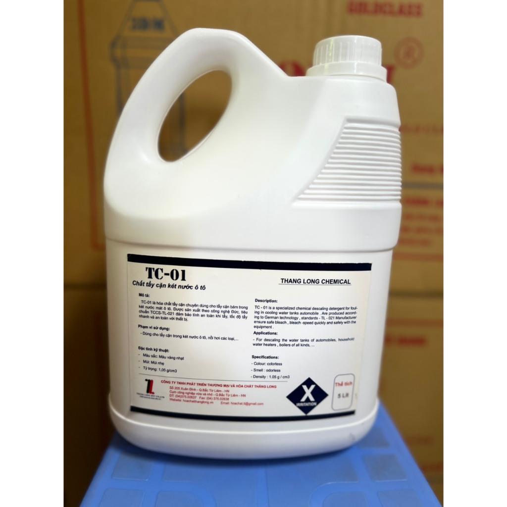 Tẩy cặn két nước TC-01 can 4 lit