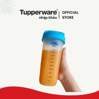 Bình lắc Quick Shake và Bình Nước Eco Bottle 500ml nắp bật Tupperware chính hãng