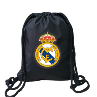 Balo dây rút thể thao TROY FB2D họa tiết logo các câu lạc bộ bóng đá, vải dù chống nước, size 43cm