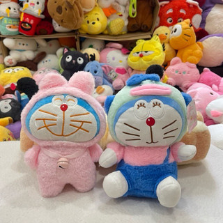 Gấu bông Doreamon, doreamon hồng, doreamon cos thỏ