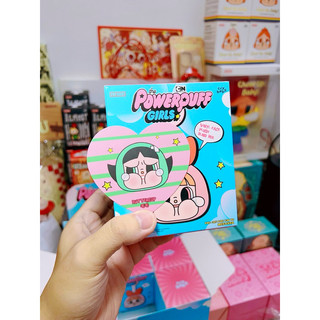 POP MART bé xanh lá check card - Crybaby × Powerpuff Girls Series-Vinyl Face Plush |