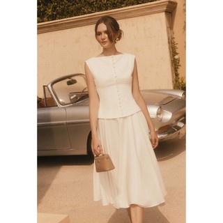 HBSM1147 - Josephine Top - Trắng