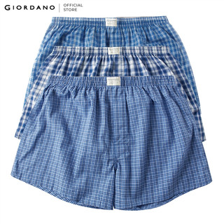 [Special Deal] Bộ 3 Quần Lót Ngủ Nam Giordano Men's Cotton Boxers 01179139