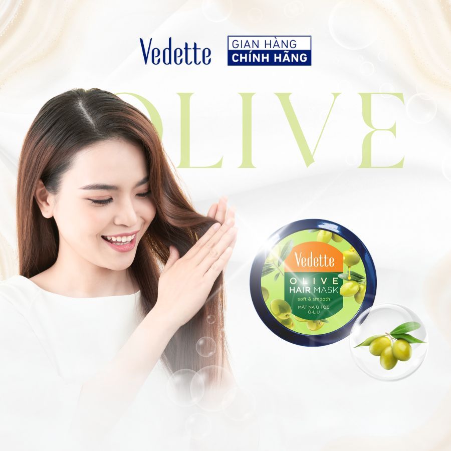 Mặt Nạ Ủ Tóc Vedette Ô-liu (Olive)145ml (TPM401)