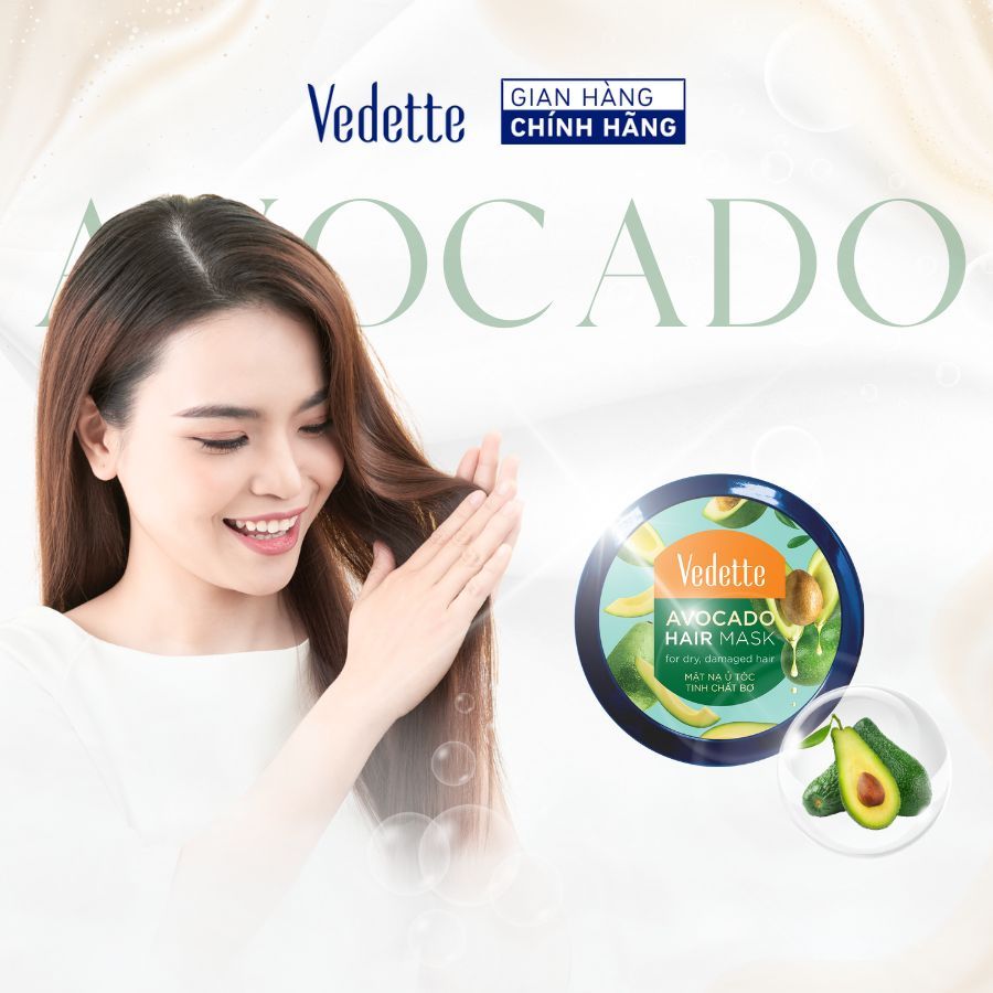Mặt Nạ Ủ Tóc Vedette Tinh Chất Bơ 145ml (TPM399)