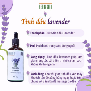 Tinh dầu Lavender Herbacito