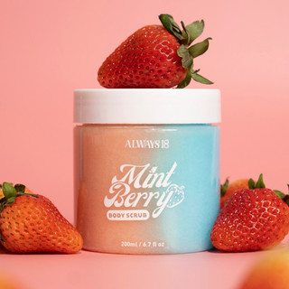 Muối dẻo tẩy tế bào chết Mint Berry giảm viêm nang lông, mờ thâm sạm