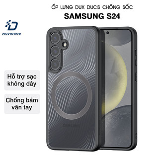 Ốp lưng dux ducis samsung s24 - hỗ trợ sạc không dây