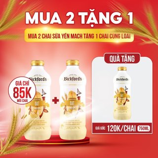 [Mua 2 tặng 1] Sữa Yến Mạch Barista Bickford's| Chai 1 Lít - Nhập Khẩu Úc!