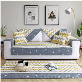  Thảm trải ghế Sofa Chống Trượt Phong Cách Bắc Âu 100% cotton 