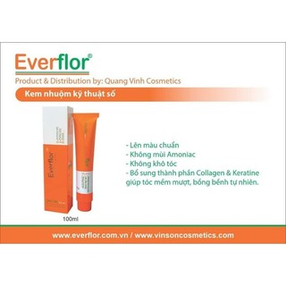 Thuốc Nhuộm Tóc Everflor 100ML Bảng 3
