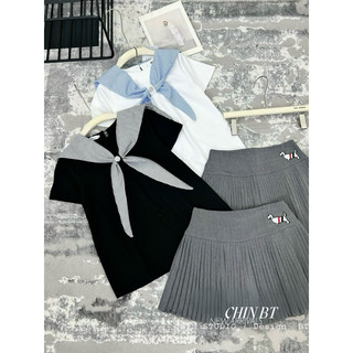 Set áo thuỷ thủ mix chân váy
