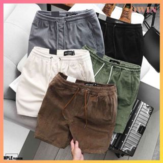 Quần đùi nhung tăm cho nam, Quần đùi nam chất nhung tăm loại 1 dày dặn siêu thoáng mát, Quần đùi nam QD09 - OWIN