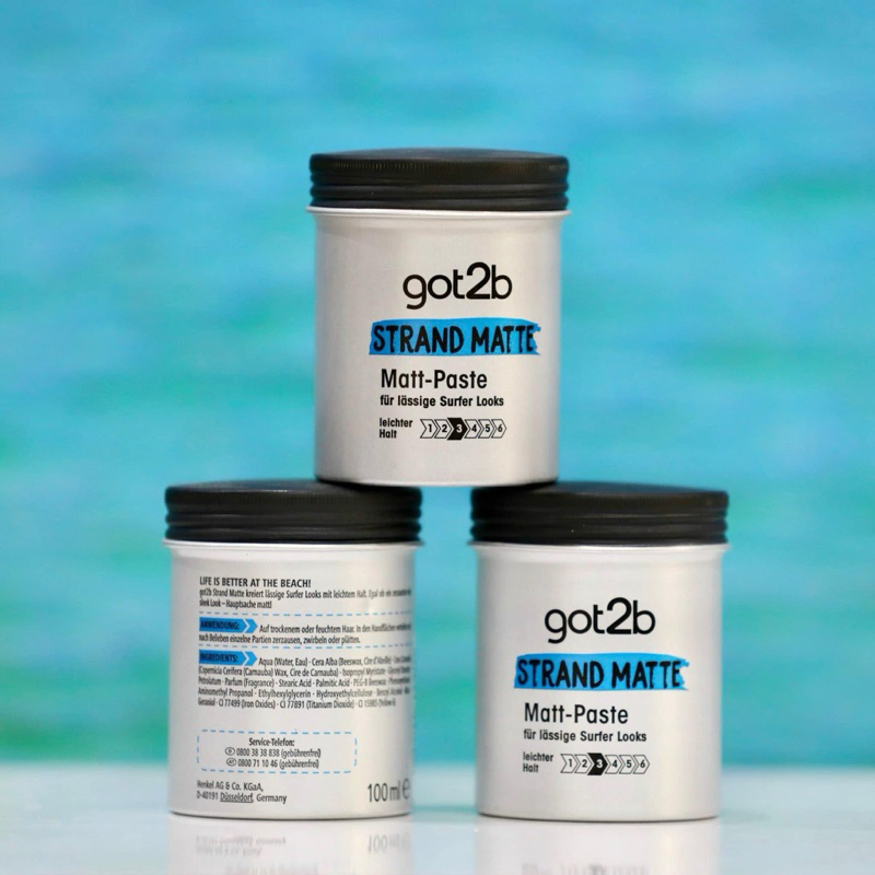 Hàng Đức Xách Sáp vuốt tóc Got2b Strand Matte