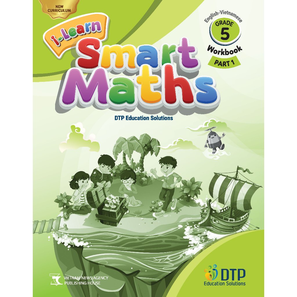 Sách - Dtpbooks - i-Learn Smart Maths Grade 5 Workbook Part 1 (ENG-VN)
