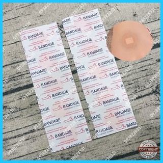 HCM - Combo 10 miếng băng keo cá nhân tròn cho vết thương nhỏ, tiện lợi bỏ bóp ví túi xách