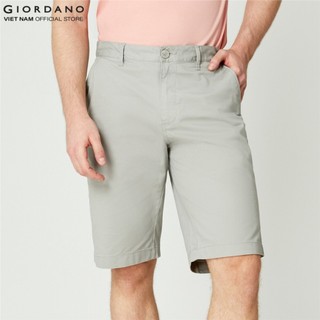 Quần shorts khaki nam giordano 01103202
