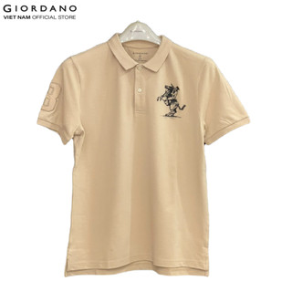 Áo thun có cổ nam thêu logo napoleon legendary polo giordano 01013210