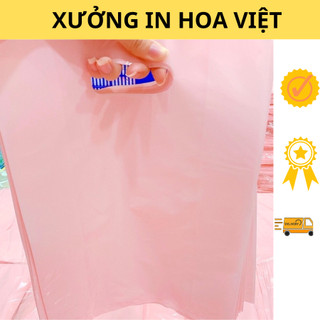 Túi nilong hạt xoài PE màu hồng Pastel 1kg hàng đẹp_ Xưởng có nhận in theo yêu cầu