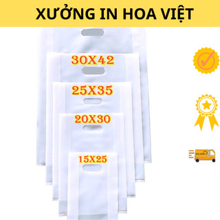 Túi nilon trong suốt PE zin loại 1 hàng bóng dẻo dai 1kg  (nhận in túi thiết kế theo yêu cầu- free thiết kế)