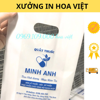 Combo in theo yêu cầu 10 kg túi nilon PE  hàng loại 1 zin _( free thiết kế)