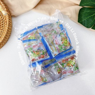 Bịch 20 gói thạch dừa miền bắc, thạch rau câu đồ ăn vặt tuổi thơ, đồ ăn vặt cổng trường