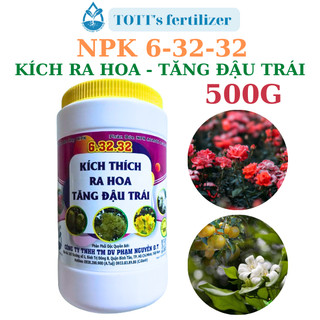 Phân bón kích ra hoa tăng đậu trái 6-32-32 hũ 500g tott's fertilizer