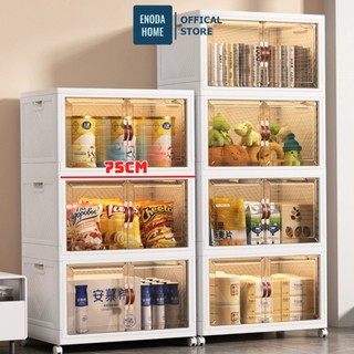 Tủ nhựa đựng đồ enoda home 2 cánh tủ fullscreen, có chốt an toàn, có bánh xe 360 di chuyển thuận tiện tun040