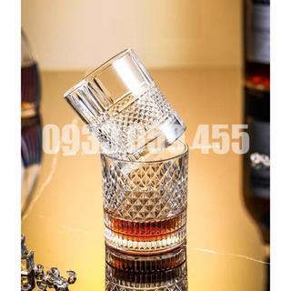 Set 6 ly rock uống rượu whisky, ly thủy tinh pha lê uống rượu ngoại, Ly uống nước