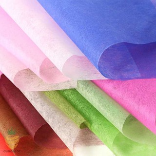Giấy mếch lụa mềm, mỏng gói hoa lót giỏ quà sang chảnh kích thước 60*60cm đủ màu
