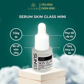 Serum phục hồi jsun93, làm lành, phục hồi da serum skin glass mini, 5ml, js247sr13
