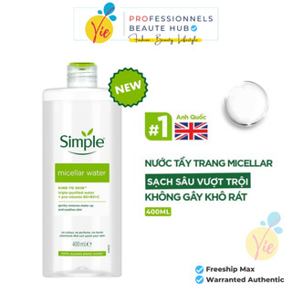 Nước tẩy trang Simple Kind To Kind Micellar Cleansing Water cho da nhạy cảm - Tẩy trang Simple