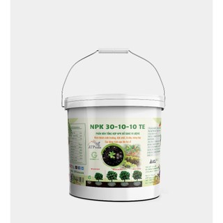 Atp farm - npk 30-10-10 te : thùng 5kg phân bón lá hoà tan tổng hợp npk bổ sung vi lượng cao cấp icl -israel