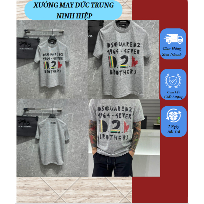 Áo D2 In Trước Ngực Bản To Năm 1964 Họa Tiết D2 Cỏ 3 Lá Làm Nổi Bật Chiếc Áo