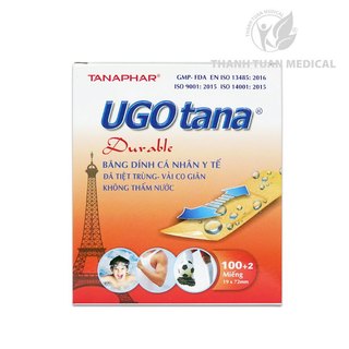 102 miếng băng dính cá nhân Ugotana 19mmx72mm
