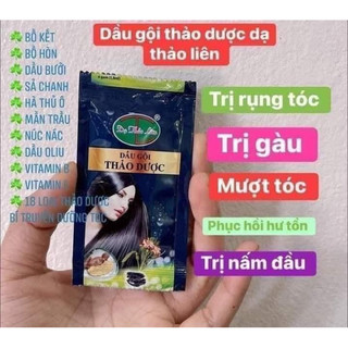 Cọ rửa mặtDầu gội Dạ Thảo Liên 100% thảo Dược Thiên Nhiên Dạng Gói 5,8ml không còn nỗi lo tóc xơ rối, chẻ ngọn, gãy rụng