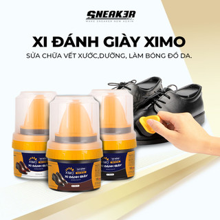 Xi mút đánh giày XIMO, đánh bóng đồ da, dưỡng ẩm bổ sung màu, tạo độ bóng cho da