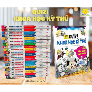 Bộ sách - quiz! khoa học kì thú - trọn bộ 20 cuốn