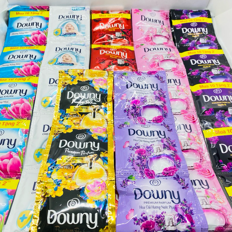 Dây 10 Gói Nước Xả Vải Downy Các Loại