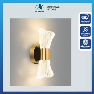 Đèn Ốp Tường ATH LIGHTING Điện 220v Loại Đèn Led 3 Chế Độ Màu Trang Trí Trong Nhà, Lối Đi, Cầu Thang, Phòng Ngủ