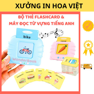Máy đọc thẻ song ngữ flashcard anh-việt 3 chế độ đọc: song ngữ anh-việt, tiếng anh, tiếng việt kèm phát nhạc
