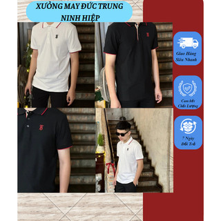 Áo bbr bản thêu logo trước ngực và cổ chun làm điểm nhấn cực kì sắc