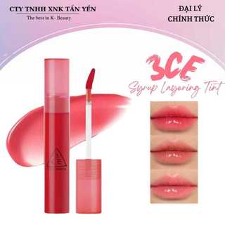 Son tint bóng 3ce syrup layering tint 4.7g
