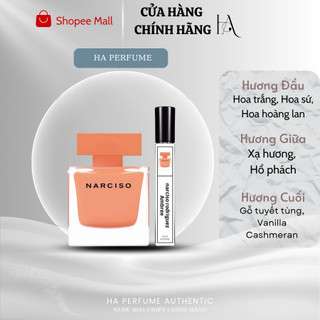 [ Chính Hãng ] 10ml Nước hoa nữ Narciso Ambree EDP (Narciso Cam) | HA Perfume