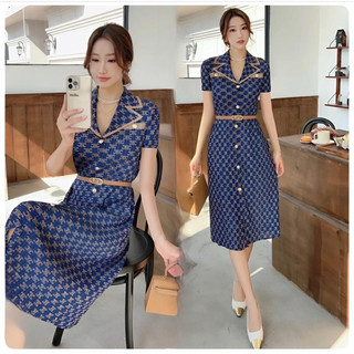 (HÀNG NHẬP BIGSIZE ) VÁY ĐẦM DẬP LY DÁNG XÒE SANG CHẢNH ( TT170424435 )