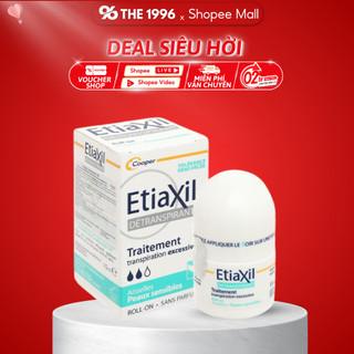 Lăn Khử Mùi Etiaxil Màu Xanh Dành Cho Da Nhạy Cảm 15ml Mẫu Mới