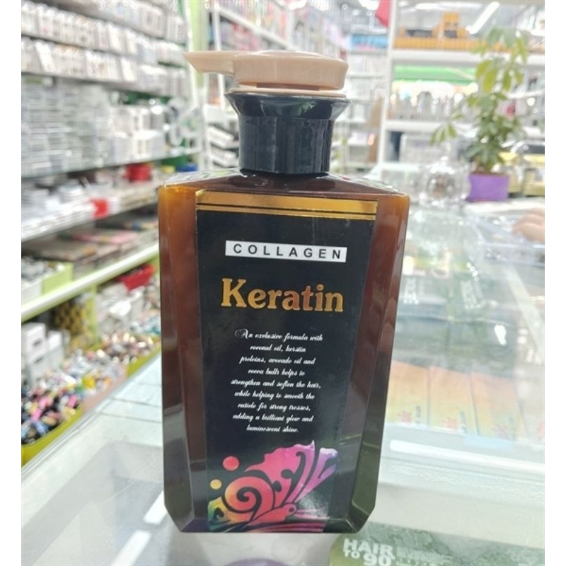 Hấp Dầu Keratin Collagen 500ml (Chai Vuông)